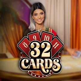 Live Casino logo of 32 Cards from Ezugi at Vipzino Casino