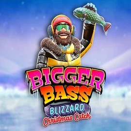 Bigger Bass Blizzard Christmas Catch casino game by Pragmatic Play – featured logo at Vipzino Casino