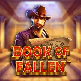 Book Of Fallen slot logo by Pragmatic Play at Vipzino Casino