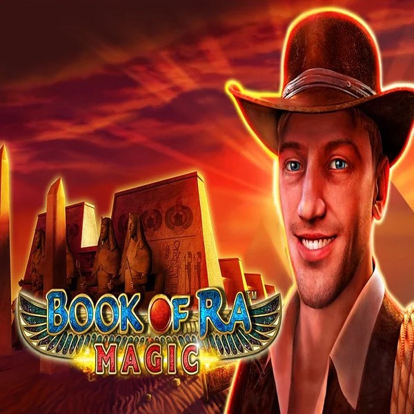 Book of Ra Magic by Greentube, showcased at vipzinocasinoo.nl – game logo