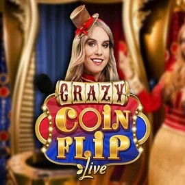 Crazy Coin Flip game by Evolution – logo hosted on Vipzino Casino