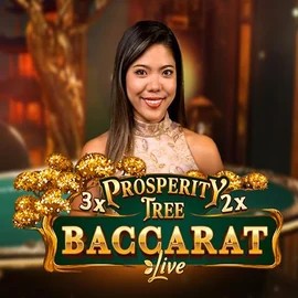 Official Live Casino logo: Prosperity Tree Baccarat by Evolution at Vipzino Casino