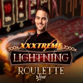 XXXtreme Lightning Roulette slot logo by Evolution at Vipzino Casino